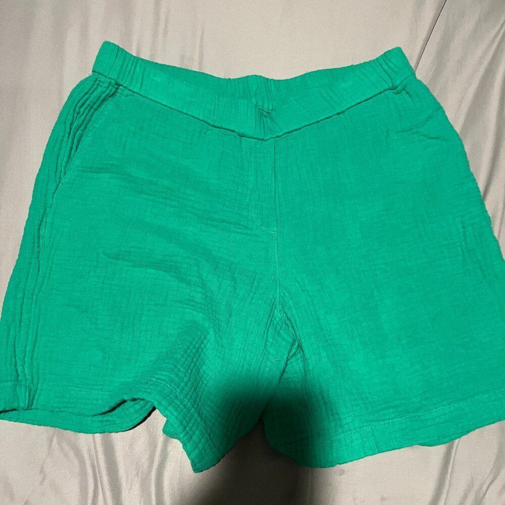 J Jill small green shorts